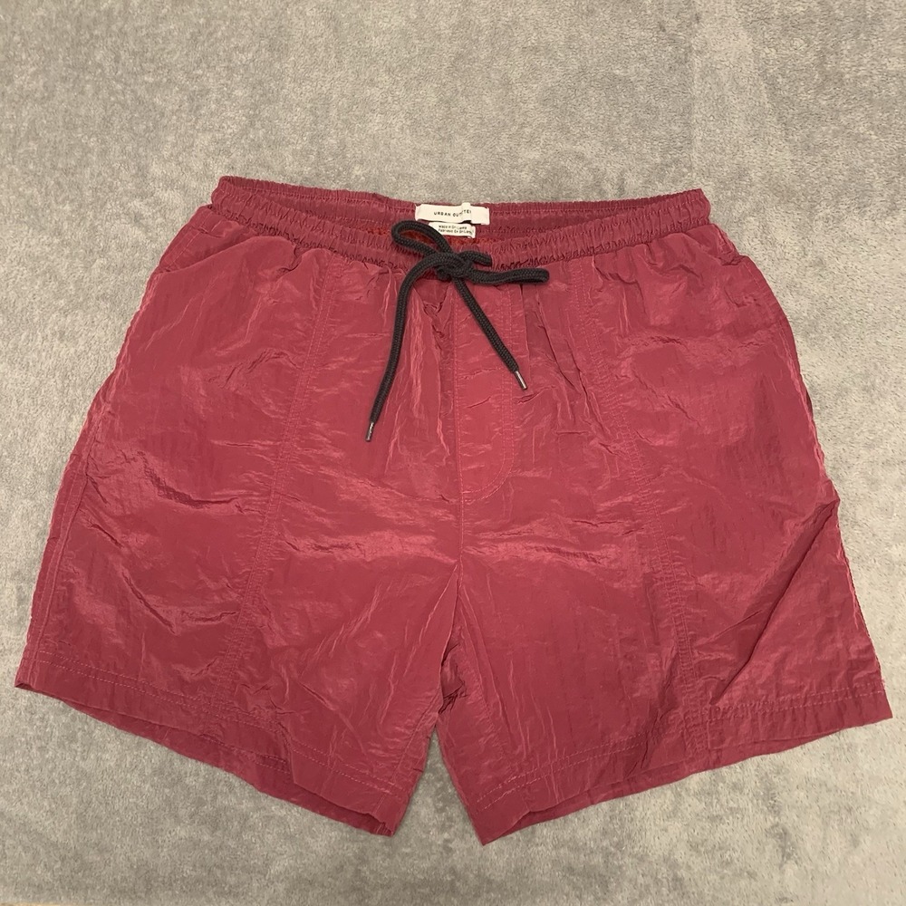 Urban Outfitters‎ Shorts Women's Size Large Red Drawstring Elastic Waistband